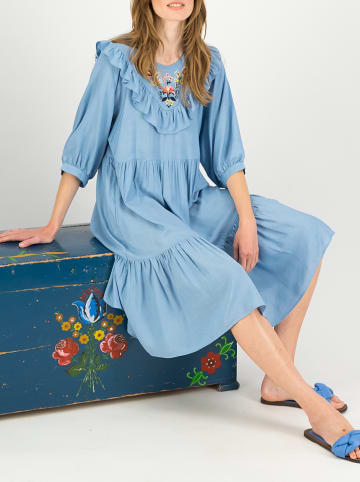 Blutsgeschwister Kleid "Fabala di Farfalla" in Blau