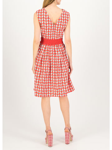 Blutsgeschwister Kleid "Souvenir Avec Plaisir" in Rot/ Weiß