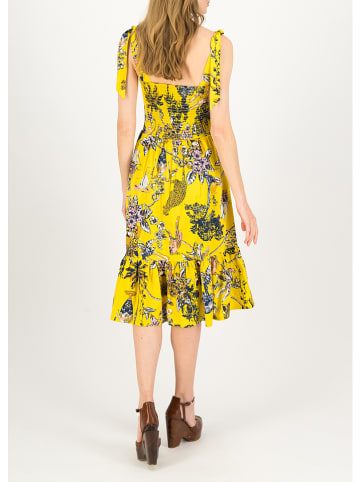 Blutsgeschwister Jurk "Seaside Picknick Love" geel/zwart
