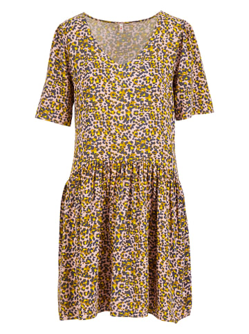 Blutsgeschwister Kleid "Hang on Honey Summer" in Beige/ Gelb/ Grau