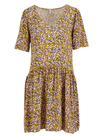 Blutsgeschwister Kleid "Hang on Honey Summer" in Rosa/ Grau/ Gelb