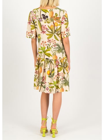 Blutsgeschwister Kleid "Hang on Honey Summer" in Creme/ Grün/ Bunt