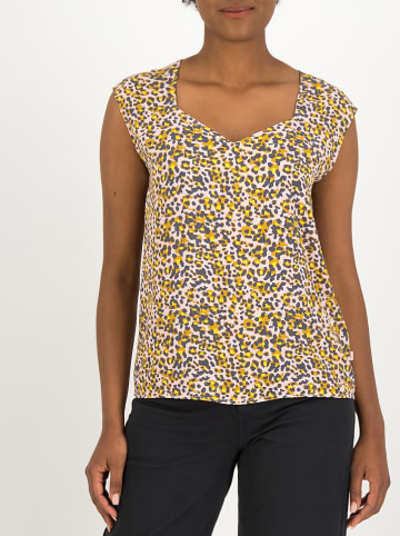 Blutsgeschwister Shirt "Lighthearted Diamond" geel/bruin/lichtroze