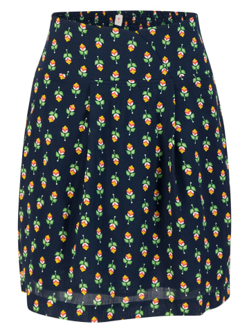Blutsgeschwister Rok "Valance Balance" zwart/meerkleurig