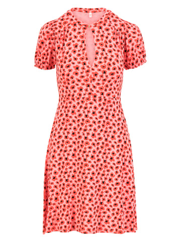 Blutsgeschwister Kleid "Fluffy Romance" in Rot/ Rosa/ Schwarz