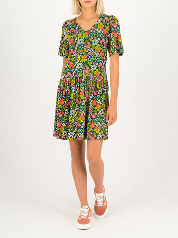 Blutsgeschwister Sukienka "Summer Ease Cache" w kolorze zielonym ze wzorem