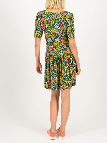 Blutsgeschwister Sukienka "Summer Ease Cache" w kolorze zielonym ze wzorem