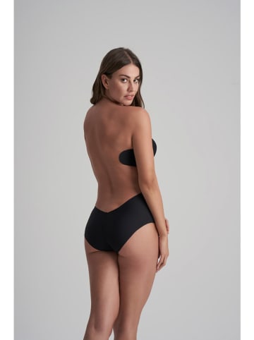 Bye Bra Pełne figi high waist w kolorze czarnym