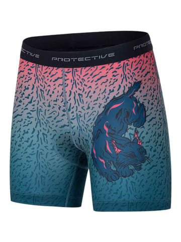 Protective Fietsboxershort "Mad Cat" turquoise