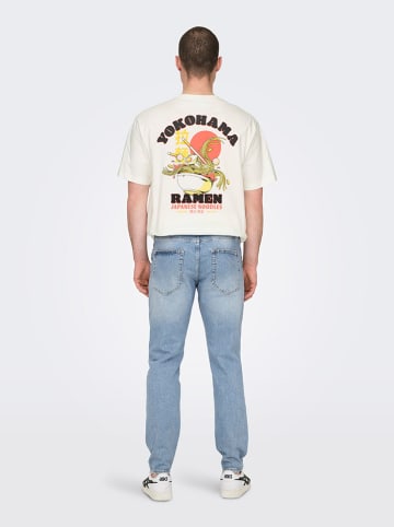 ONLY & SONS Dżinsy - Tapered fit - w kolorze błękitnym