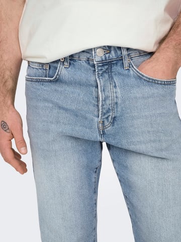 ONLY & SONS Spijkerbroek - tapered fit - lichtblauw