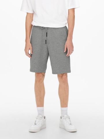 ONLY & SONS Sweatshorts in Grau