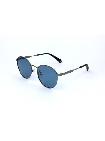 Polaroid Unisex-Sonnenbrille in Grau/ Hellblau