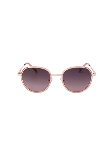 Polaroid Unisex-Sonnenbrille in Roségold/ Lila in Gold/ Lila