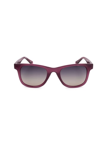 Polaroid Męskie okulary przeciwsłoneczne w kolorze fioletowo-granatowym