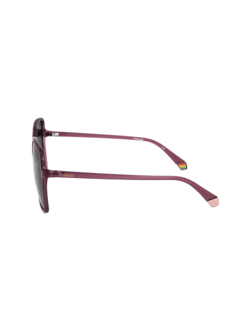 Polaroid Damskie okulary przeciwsłoneczne w kolorze fioletowo-czarnym