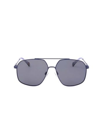 Polaroid Okulary przeciwsłoneczne unisex w kolorze granatowym