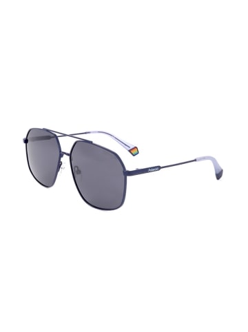 Polaroid Unisex-Sonnenbrille in Dunkelblau