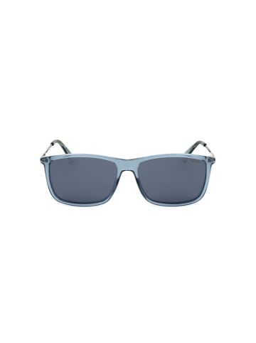 Polaroid Męskie okulary przeciwsłoneczne w kolorze błękitno-granatowym