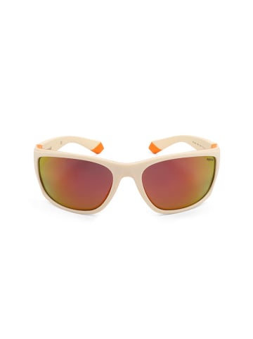 Polaroid Damen-Sonnenbrille in Beige/ Orange