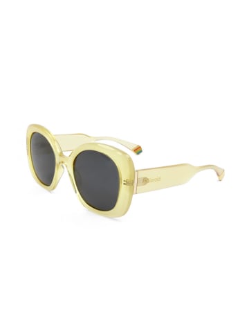 Polaroid Damen-Sonnenbrille in Gelb/ Schwarz