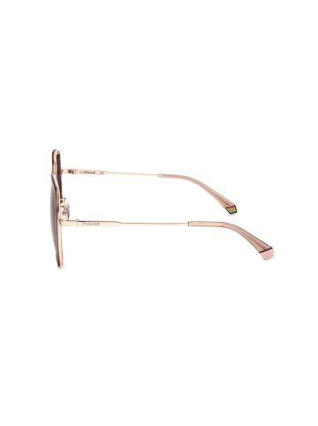 Polaroid Damen-Sonnenbrille in Gold/ Hellbraun