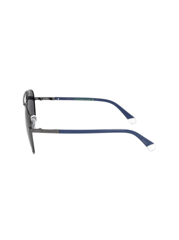 Polaroid Herren-Sonnenbrille in Anthrazit/ Dunkelblau