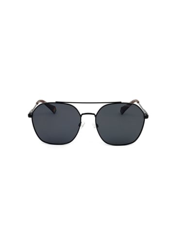 Polaroid Okulary przeciwsłoneczne unisex w kolorze czarnym
