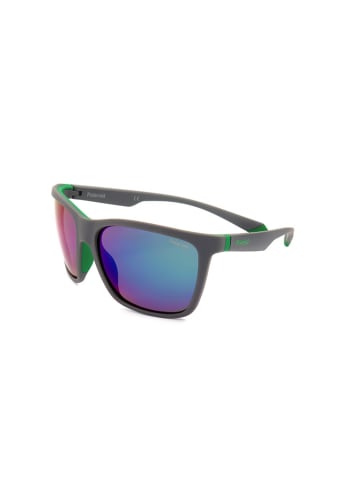 Polaroid Herren-Sonnenbrille in Grau/ Blau