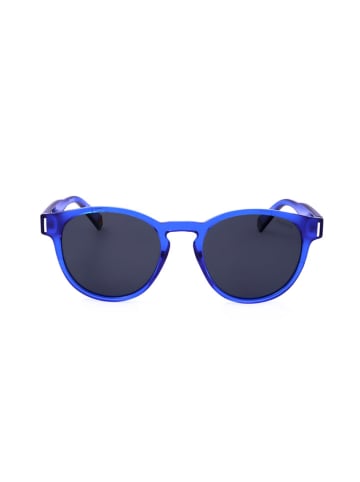 Polaroid Okulary przeciwsłoneczne unisex w kolorze niebiesko-granatowym