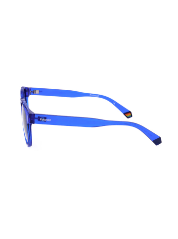 Polaroid Unisex-Sonnenbrille in Blau/ Dunkelblau