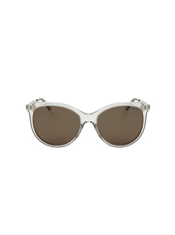 Polaroid Damen-Sonnenbrille in Transparent/ Khaki