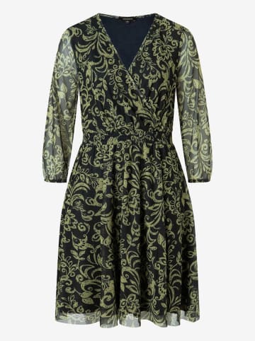 More & More Kleid in Schwarz/ Grün