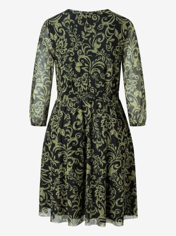 More & More Kleid in Schwarz/ Grün