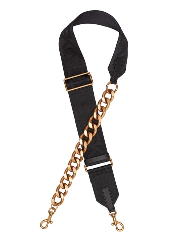 LIEBESKIND BERLIN Schouderriem zwart/goudkleurig - (L)140 cm