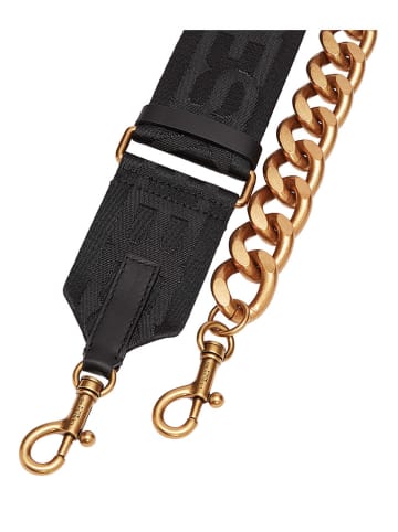 LIEBESKIND BERLIN Umhängeriemen in Schwarz/ Gold - (L)140 cm