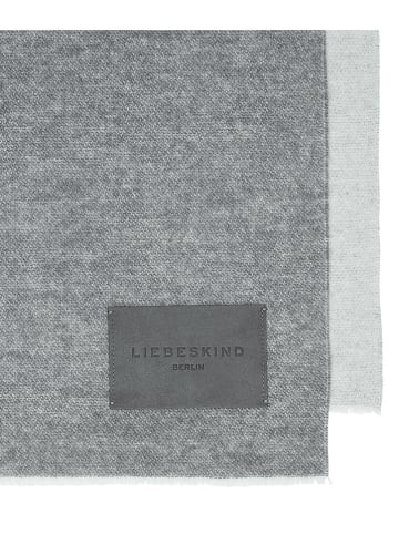 LIEBESKIND BERLIN Wollschal in Grau/ Weiß - (L)240 x (B)50 cm