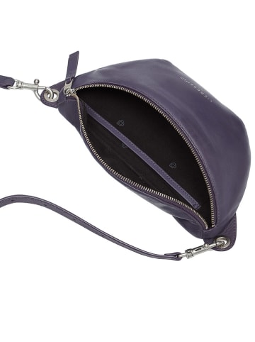 LIEBESKIND BERLIN Leren heuptas paars - (B)32 x (H)14 x (D)3 cm