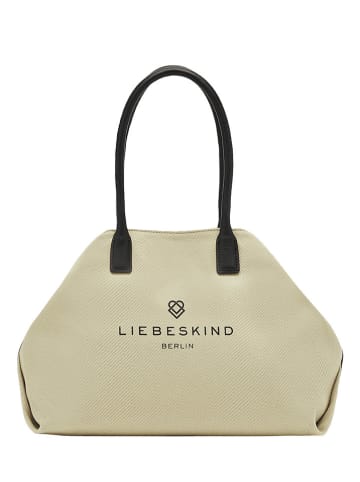 LIEBESKIND BERLIN Skórzana torebka w kolorze beżowym - 36 x 28 x 15 cm