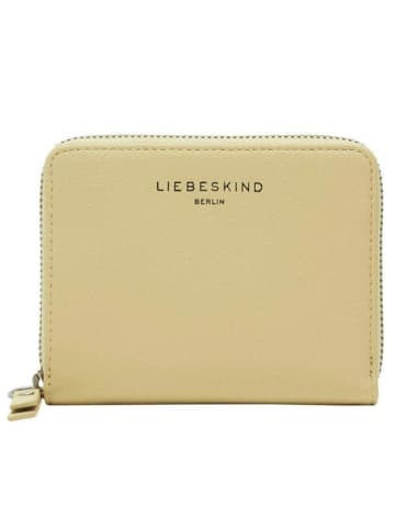 LIEBESKIND BERLIN Leder-Geldbörse in Beige - (B)10 x (H)7 x (T)2 cm