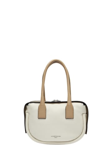 LIEBESKIND BERLIN Leder-Henkeltasche in Creme - (B)24 x (H)14 x (T)6 cm