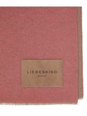 LIEBESKIND BERLIN Wollen sjaal oudroze/lichtbruin - (L)240 x (B)50 cm