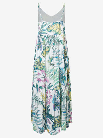 More & More Jurk wit/blauw