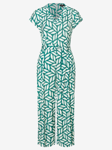 Mars & More Jumpsuit petrol/wit