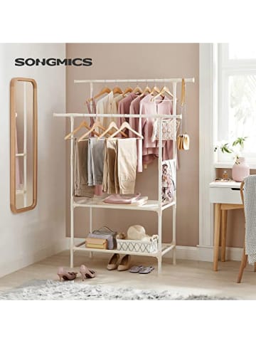 Songmics Kleiderständer in Weiß - (B)114 x (H)171 x (T)45 cm
