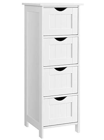 Songmics Badschrank in Weiß - (B)30 x (H)82 x (T)30 cm