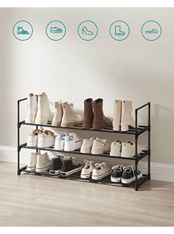 Songmics Schoenenkast zwart - (B)92 x (H)55 x (D)30,5 cm