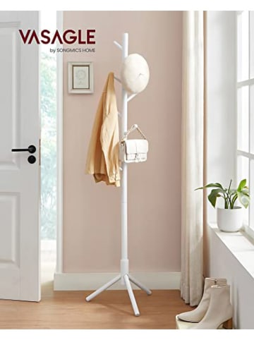 Songmics Kleiderständer in Weiß - (B)47 x (H)175 x (T)47 cm