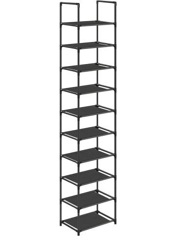 Songmics Schoenenrek zwart - (B)33 x (H)173 x (D)33 cm