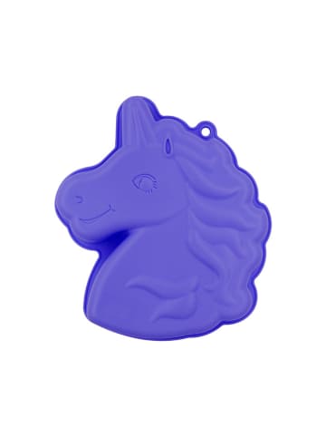 Ard'time Silikonowa forma "Licorne" w kolorze fioletowym do pieczenia - 23 x 24,5 x 5 cm